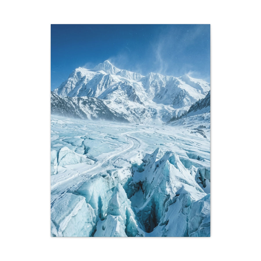 Glacial Mountain Valley Wall Art & Canvas Print