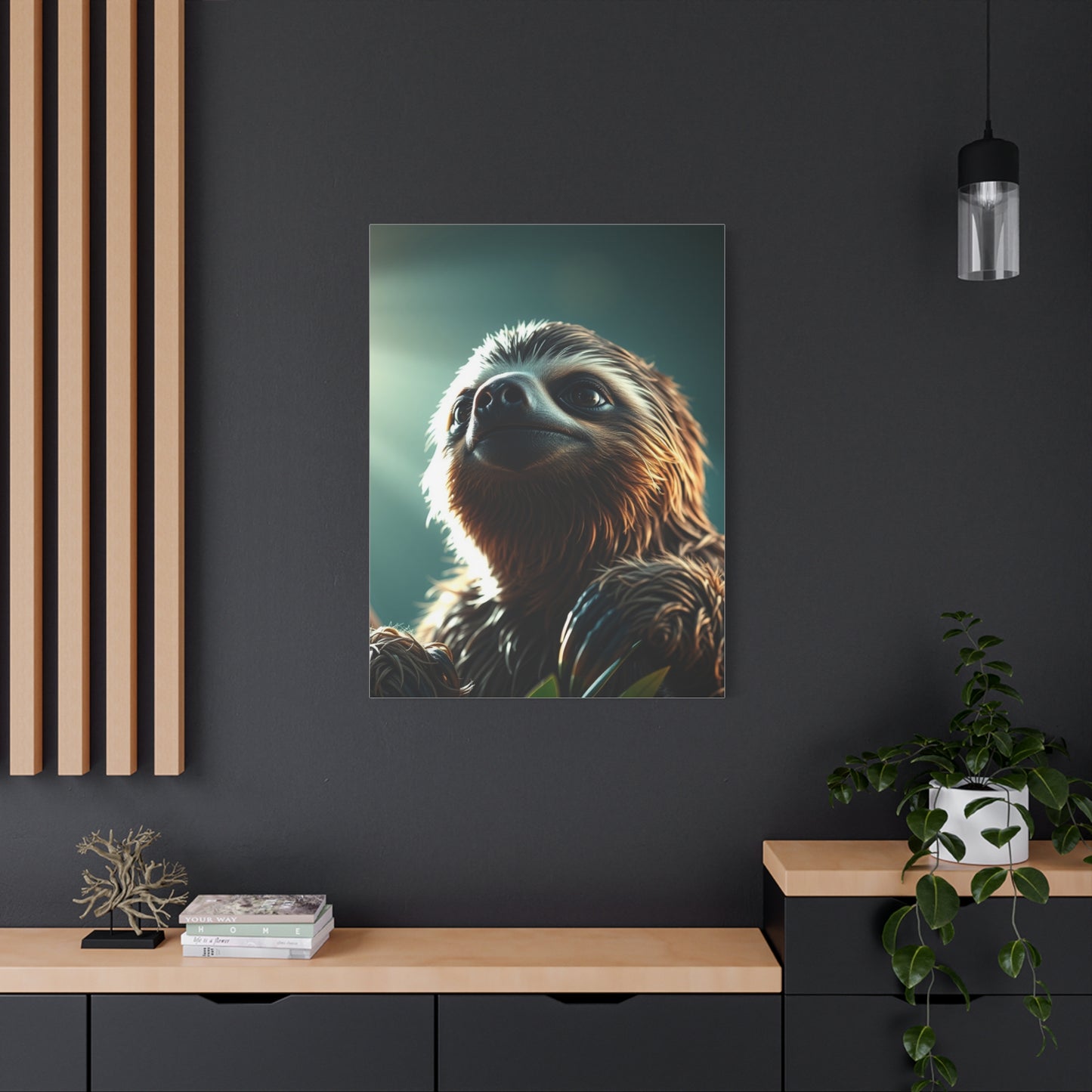 Sloth Art Refined Canvas Wall Art & Canvas Print