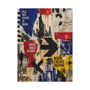 Urban Motivation Collage Statement Wall Art & Canvas Print