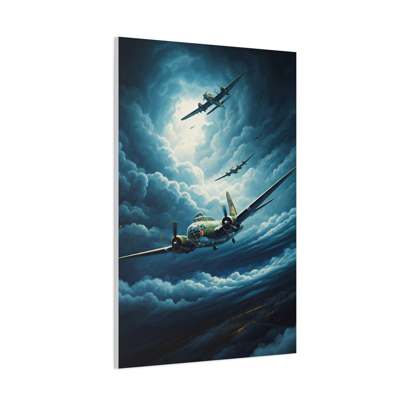 Thunder Squadron Dogfight Sky Wall Art & Canvas Prints