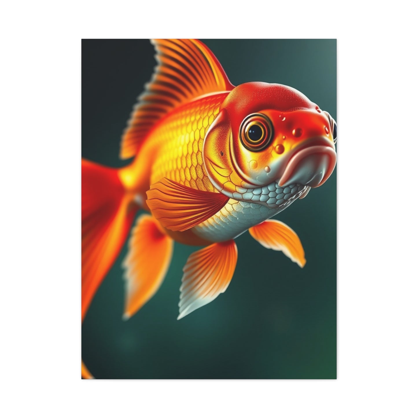 Goldfish Art Supreme Canvas Wall Art & Canvas Print
