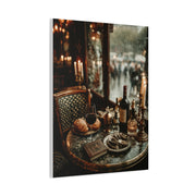 Parisian Bistro Window Table Wall Art & Canvas Print