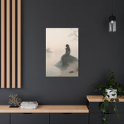 Misty Shore Mermaid Serenity Wall Art & Canvas Print