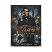 Sherlock Holmes Movie Poster Wall Art & Canvas Print
