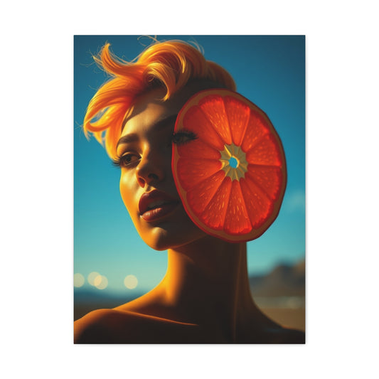 Vision Pop of Orange Art Art Wall Art & Canvas Print