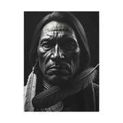 Weathered Resolve Black & White Portrait Wall Art & Canvas Prints