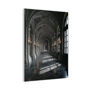 Grand Architectural Corridor Wall Art & Canvas Print