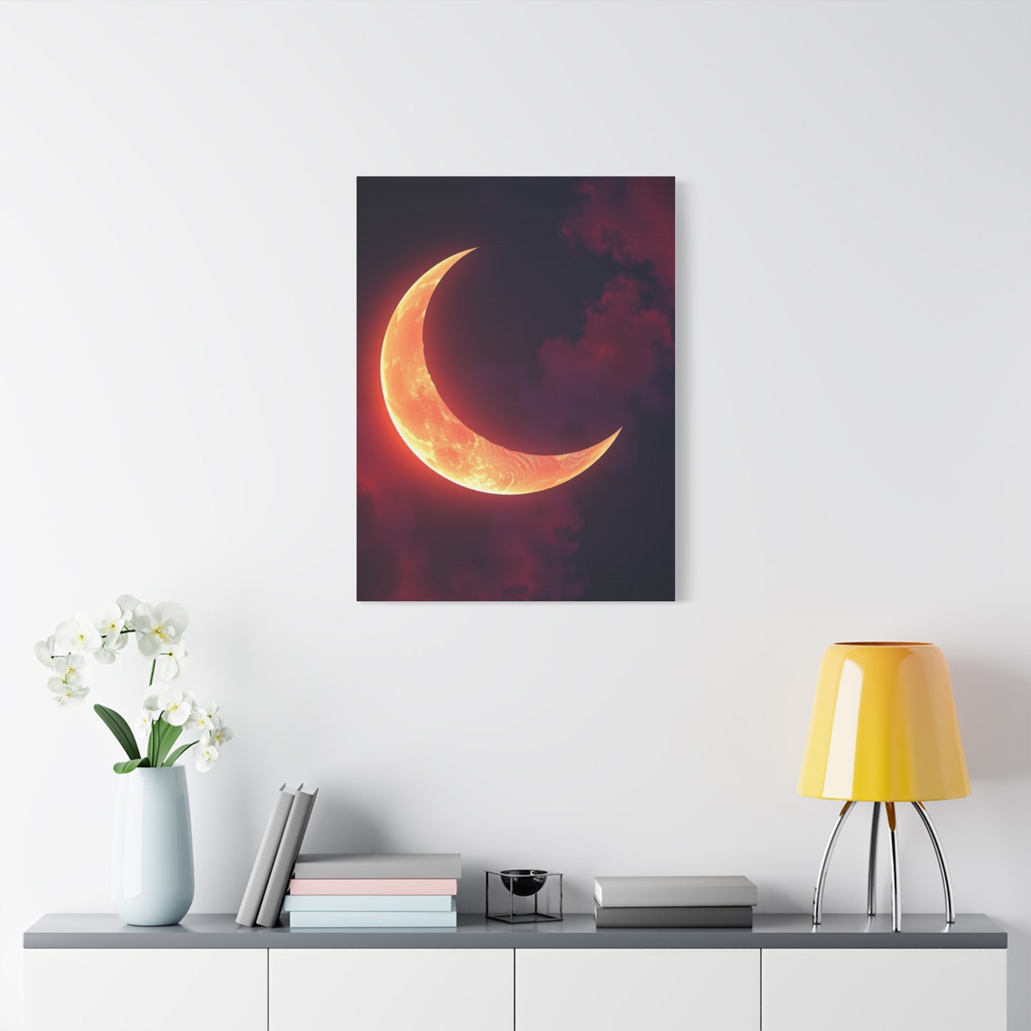 Elite Crescent Moon Art Vision Wall Art & Canvas Print