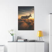 Antelope Leap Across the Plains Wall Art & Canvas Prints