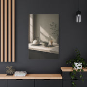 Japandi Tea Kitchen Minimal Still Life Wall Art & Canvas Print