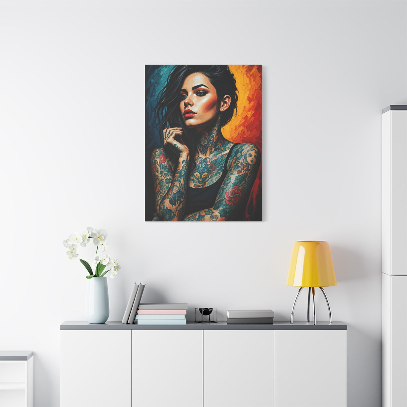 Ember Ink Muse Portrait Wall Art & Canvas Print