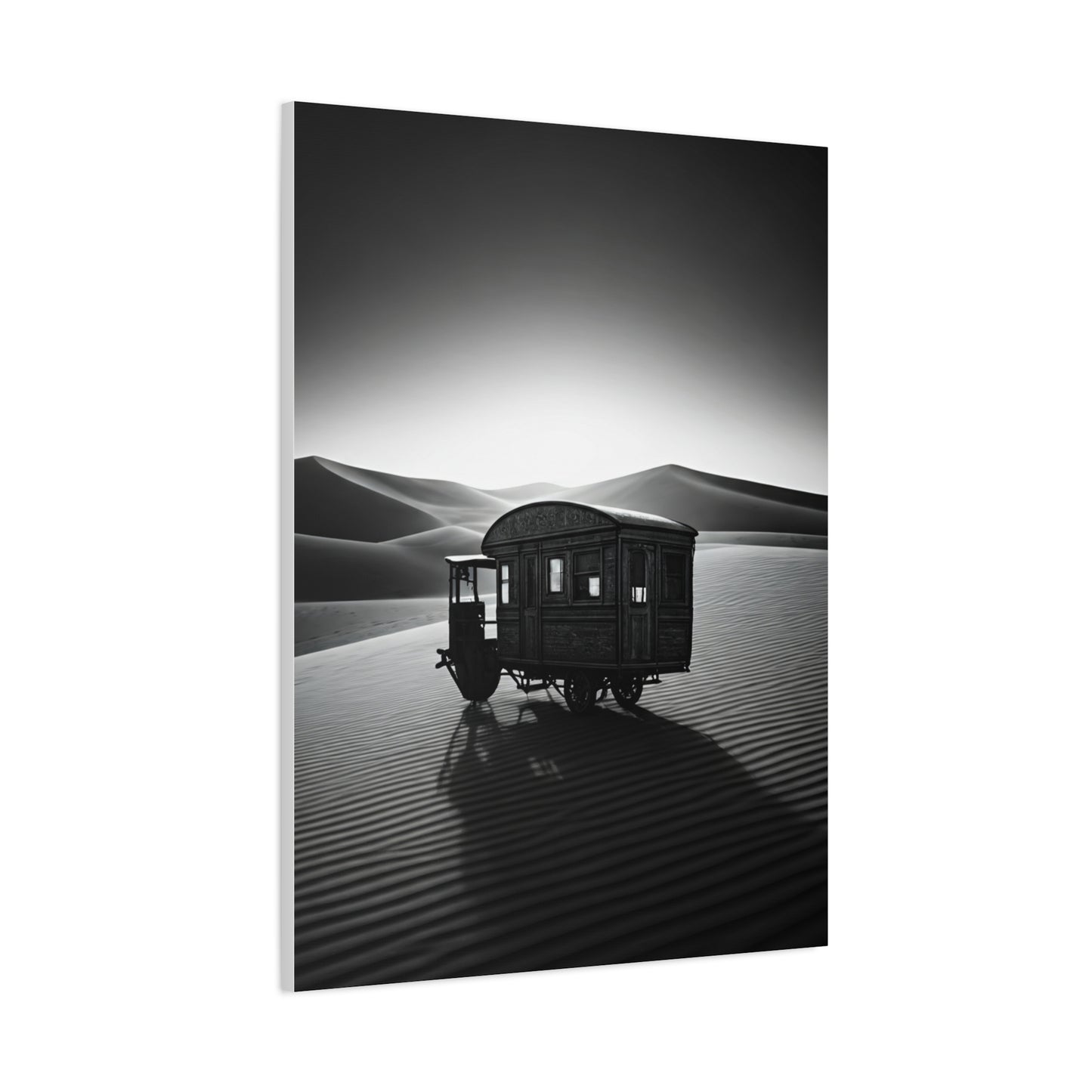 Desert Caravan in Moonlight Wall Art & Canvas Prints