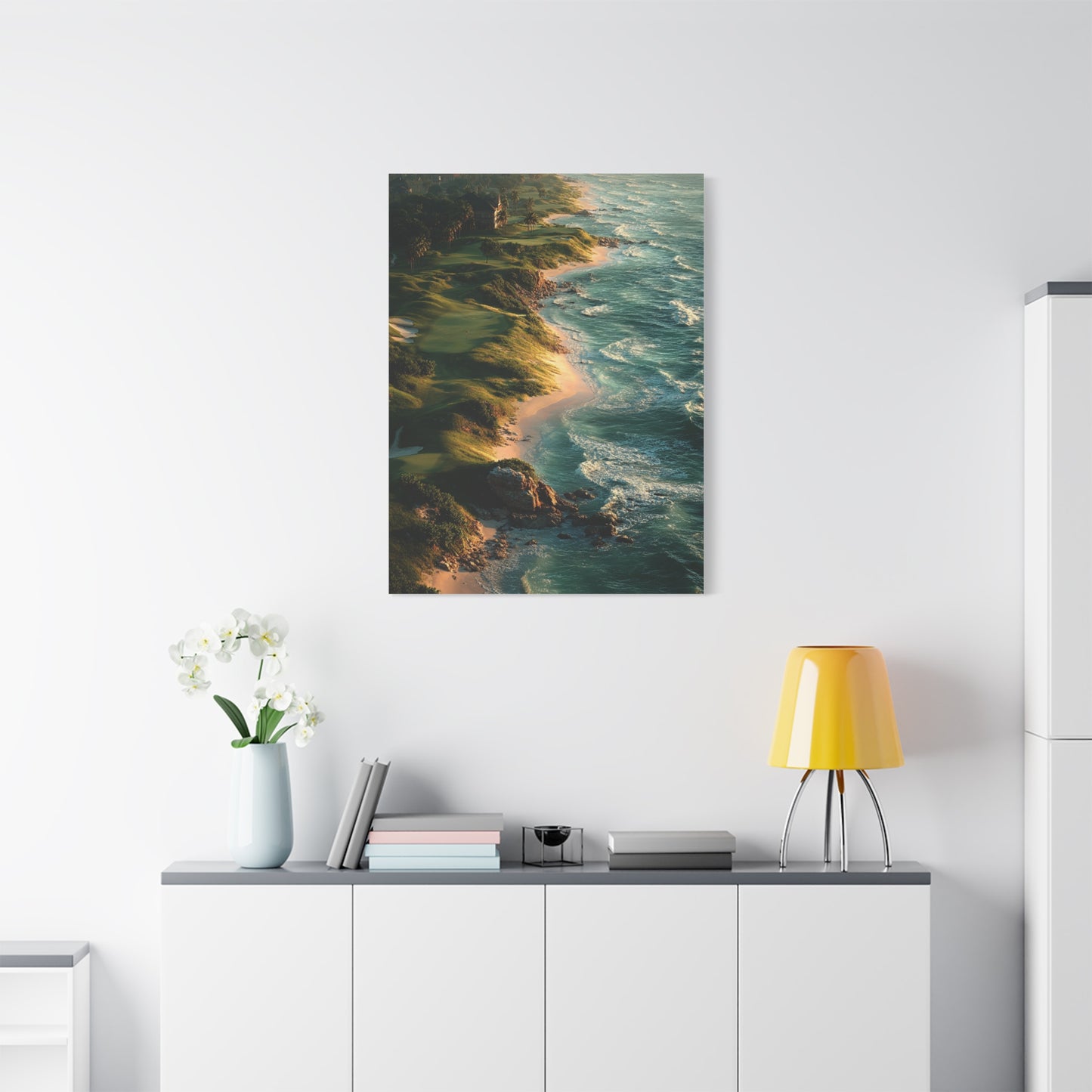 Coastal Links Golf Course Aerial Wall Art & Canvas Print