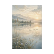 “Be Still” Sacred Lake Landscape Wall Art & Canvas Print