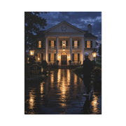 Grand Clubhouse Blue Hour Golf Wall Art & Canvas Print