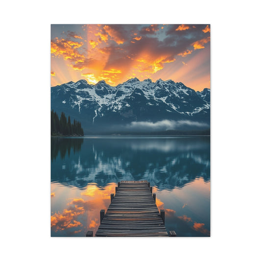 Supreme Lakes Art Beautiful Collection Wall Art & Canvas Print