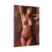 Sensual Impasto Figure Composition Wall Art & Canvas Print