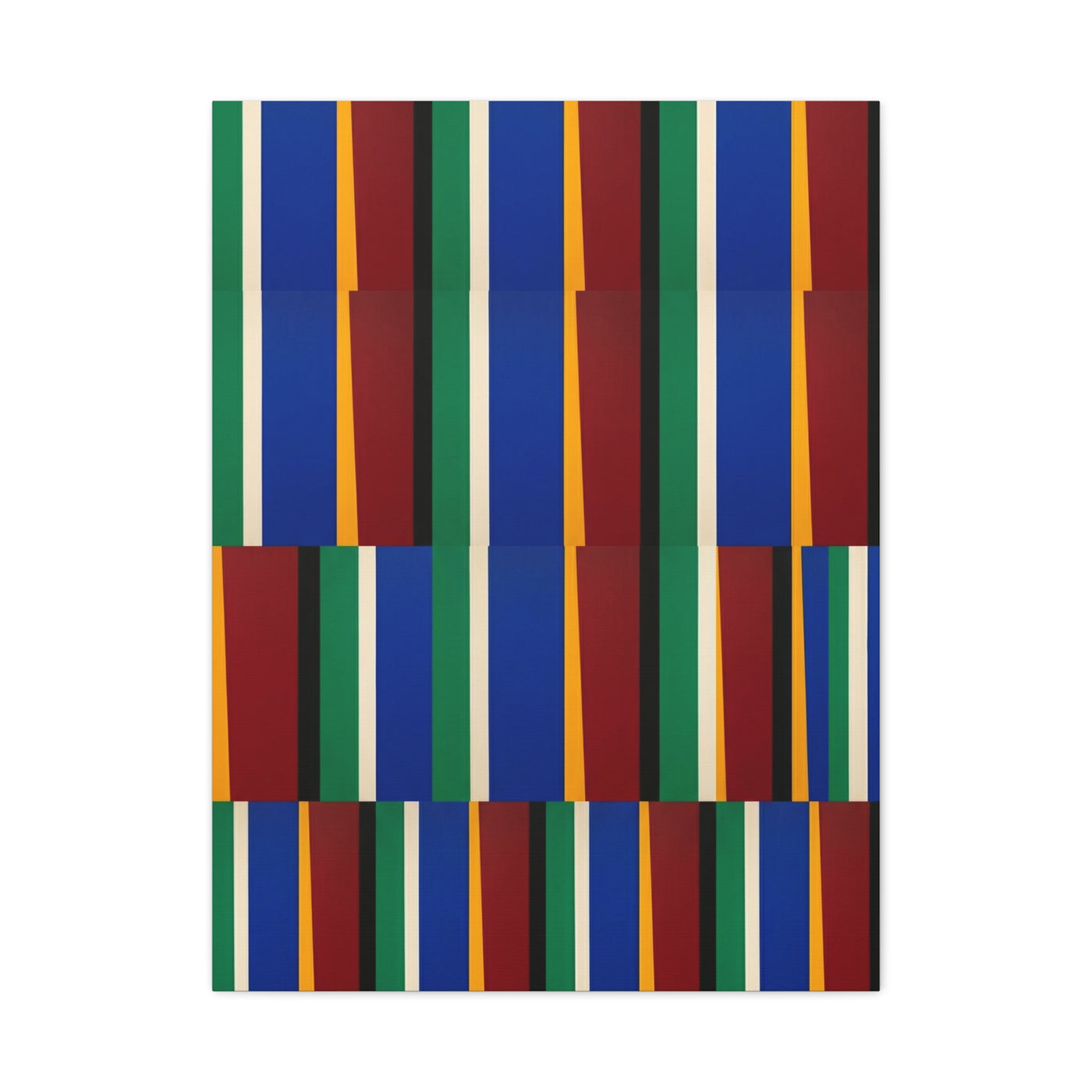 Offset Geometric Color-Field Wall Art & Canvas Print