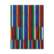 Offset Geometric Color-Field Wall Art & Canvas Print