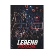Legend Made Championship Basketball Sports Wall Art & Canvas Print