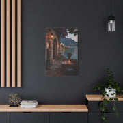 Amalfi Coast Candlelit Terrace Wall Art & Canvas Print