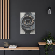 Industrial Spiral Form Abstraction Wall Art & Canvas Print