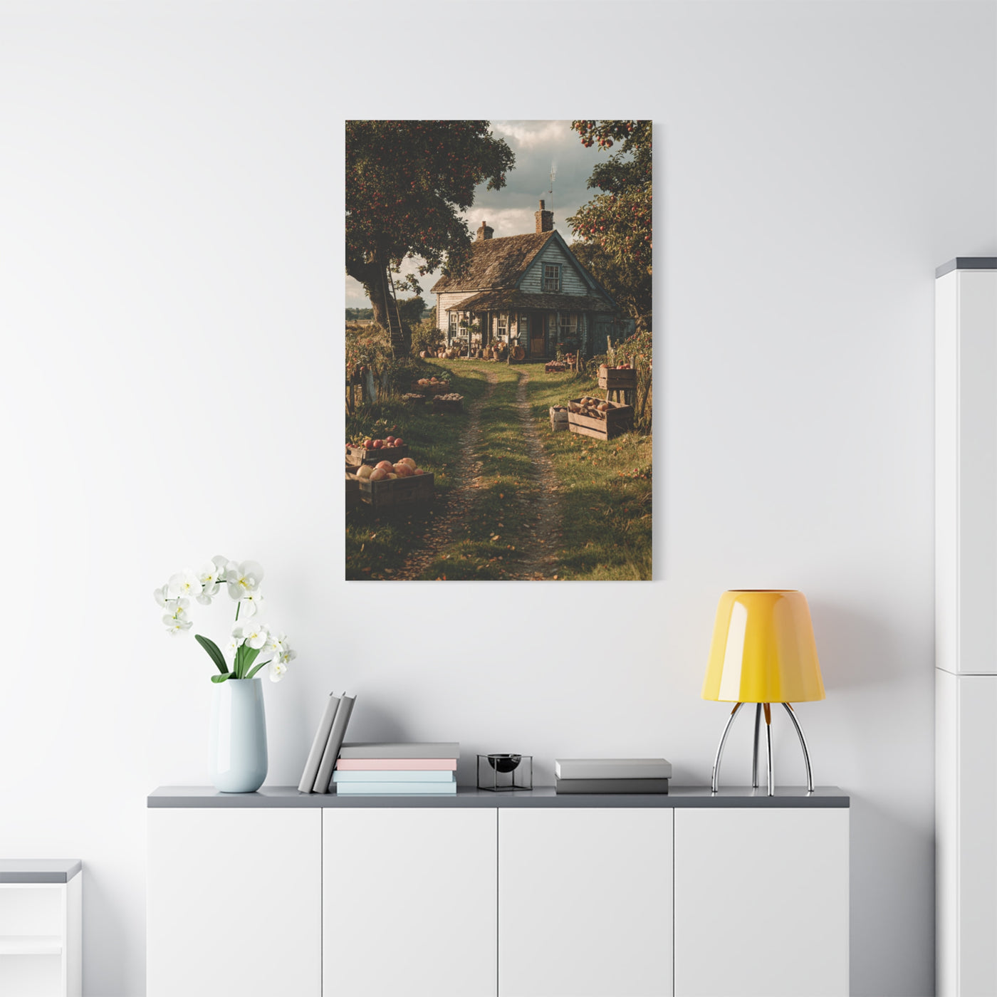 Autumn Orchard Farmhouse Harvest Wall Art & Canvas Print