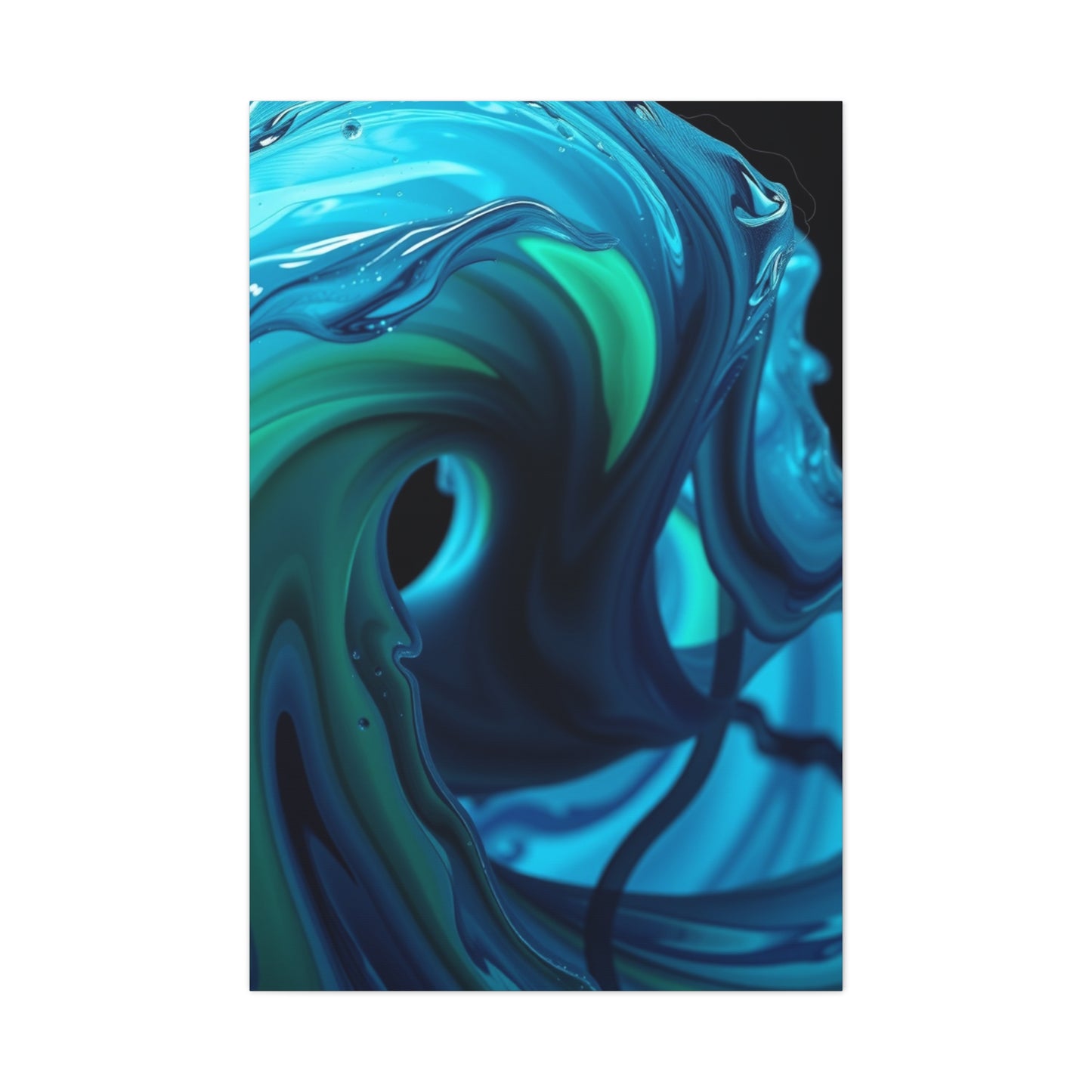 Blue & Green Art Refined Canvas Wall Art & Canvas Print