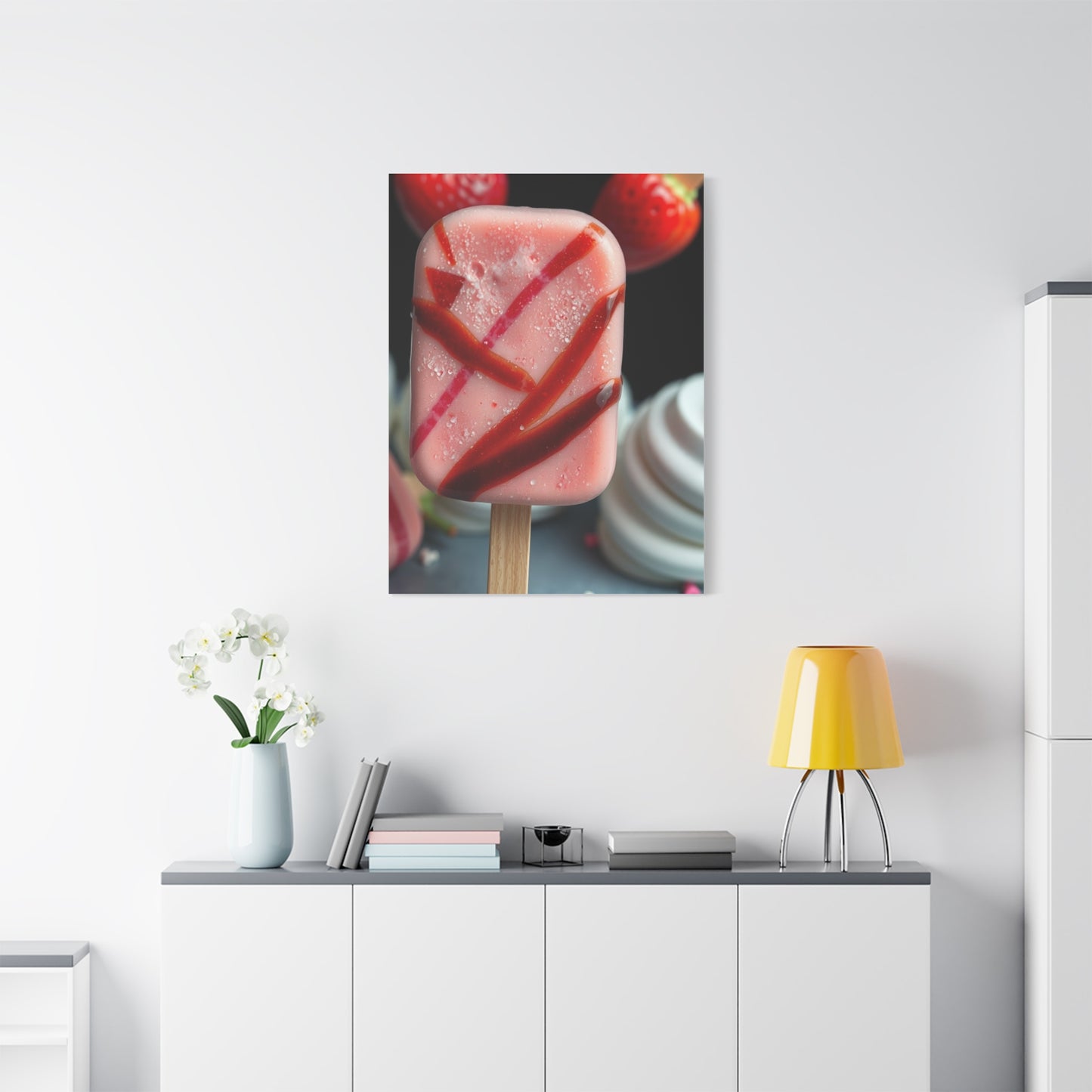 Ice Cream & Popsicle Art Luxury Canvas Wall Art & Canvas Print