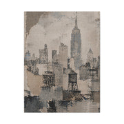 Vintage Empire State Skyline Study Wall Art & Canvas Print