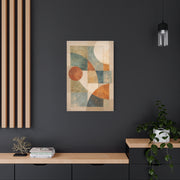 Stitched Geometric Canvas Abstraction Wall Art & Canvas Print