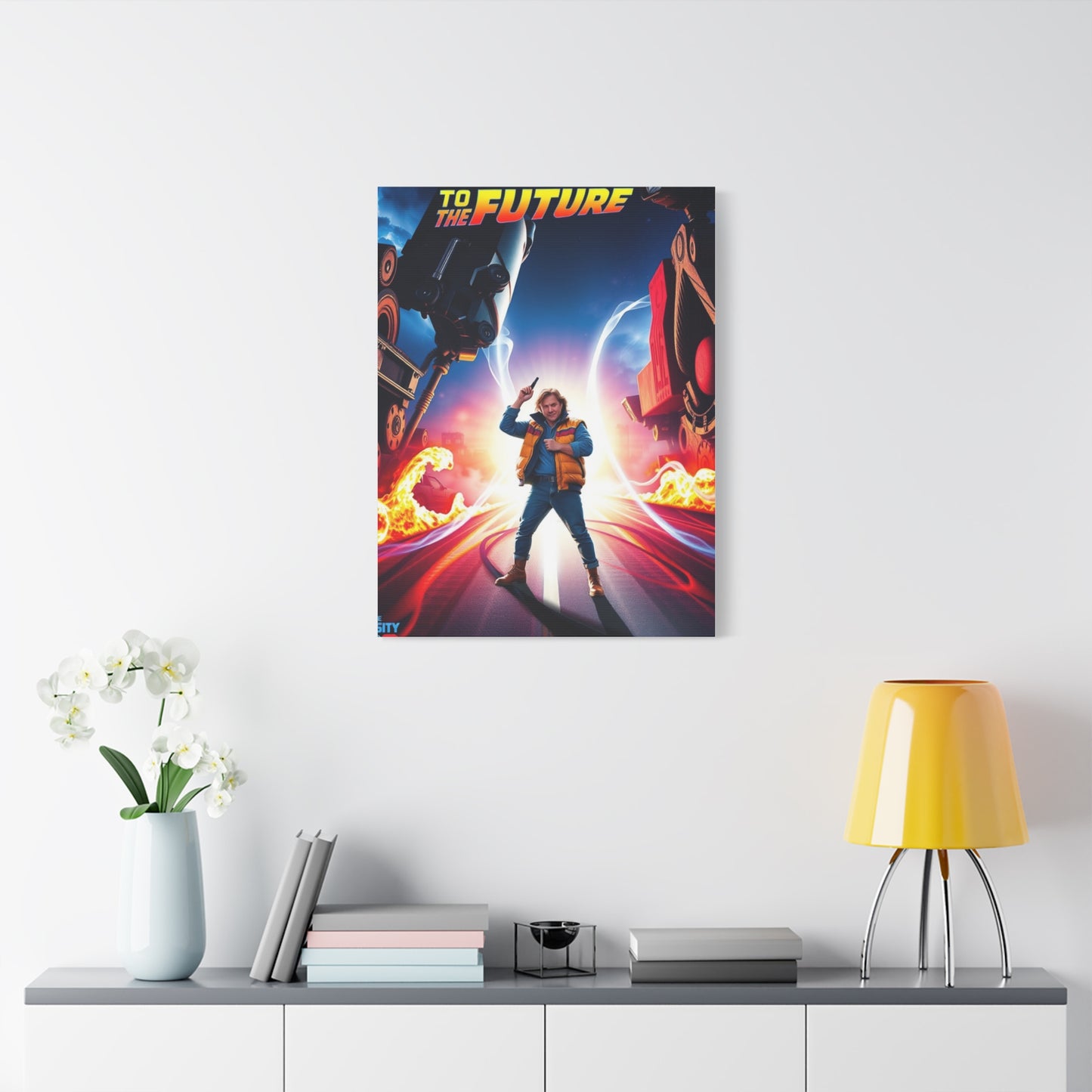 Back to the Future Art Luxury Canvas Wall Art & Canvas Print