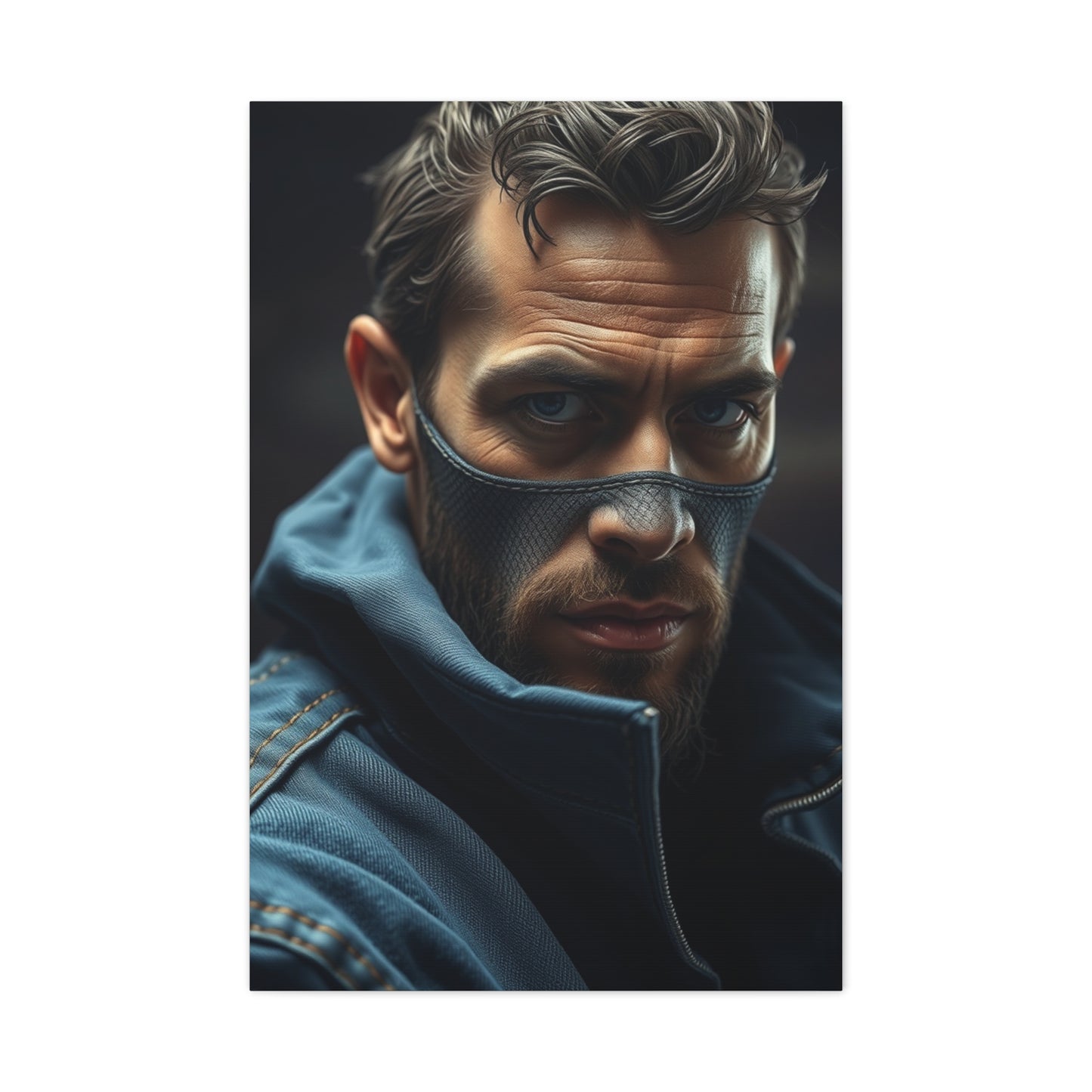 Denim and Leather Art Supreme Gallery Wall Art & Canvas Print
