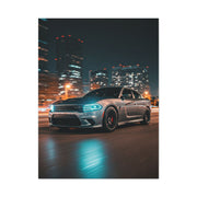 Dodge Charger Hellcat Downtown Night Streets Wall Art & Canvas Prints