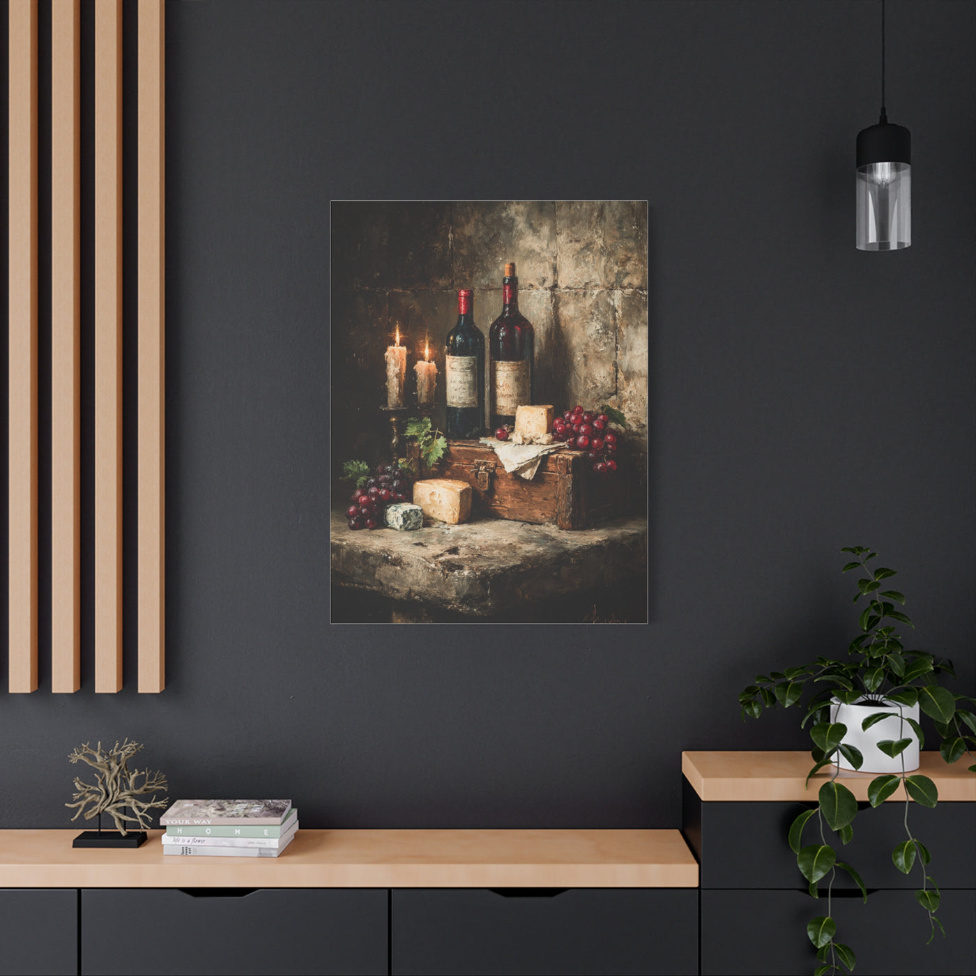 Vintage Wine Cellar Still Life Wall Art & Canvas Print