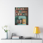 Vintage Pastel Kitchen Mixer Display Wall Art & Canvas Print