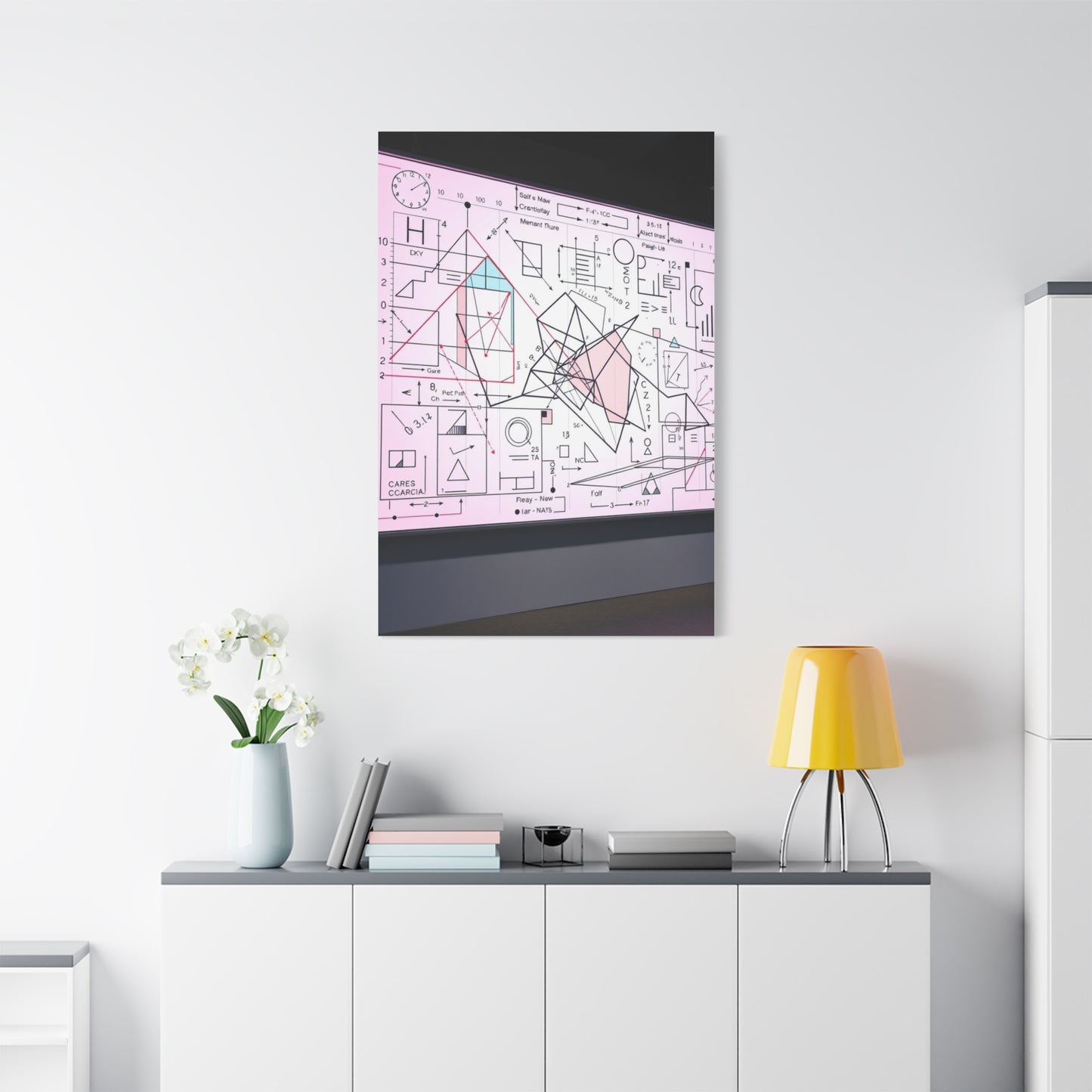 Modern Math Art for Creative Spaces Supreme Canvas Wall Art & Canvas Print