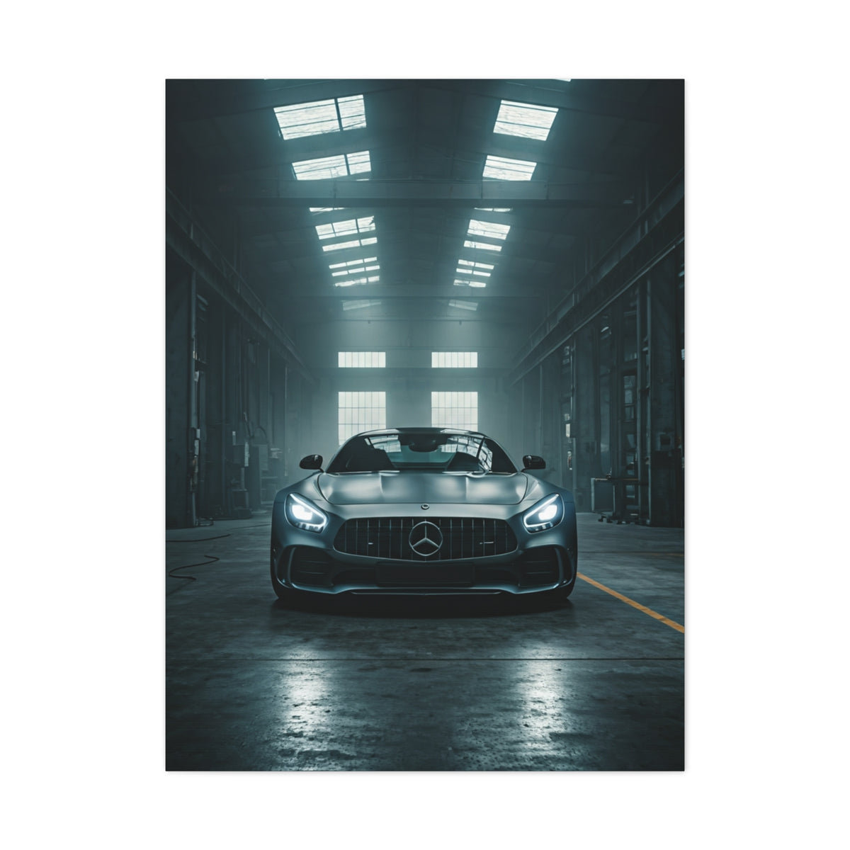 Mercedes AMG GT Mechanical Detailing Scene Wall Art & Canvas Prints