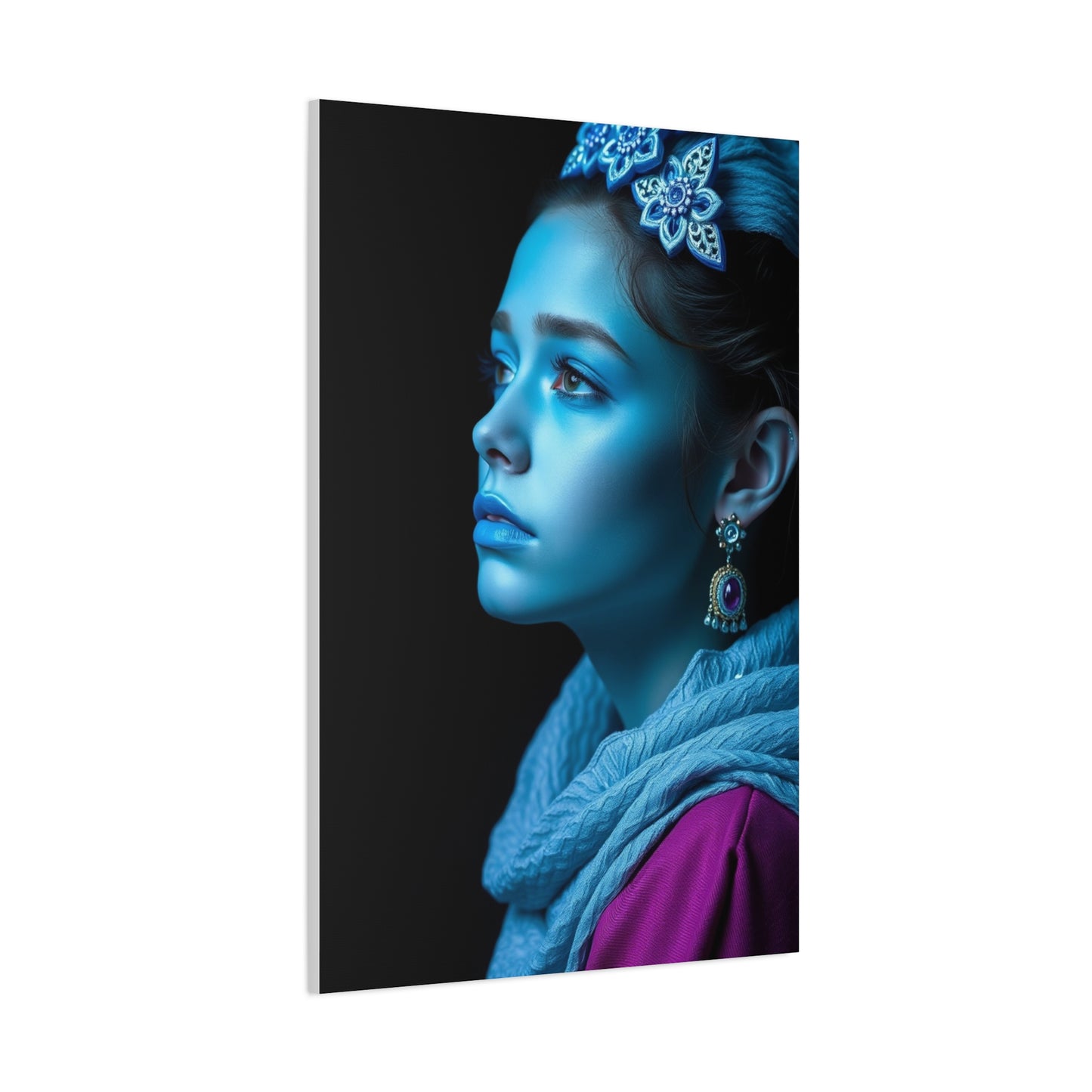 Aqua Tranquility Canvas Wall Art & Canvas Print