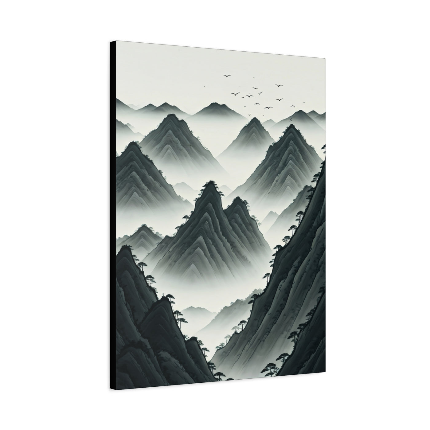 Whispering Peaks Mist Wall Art & Canvas Prints