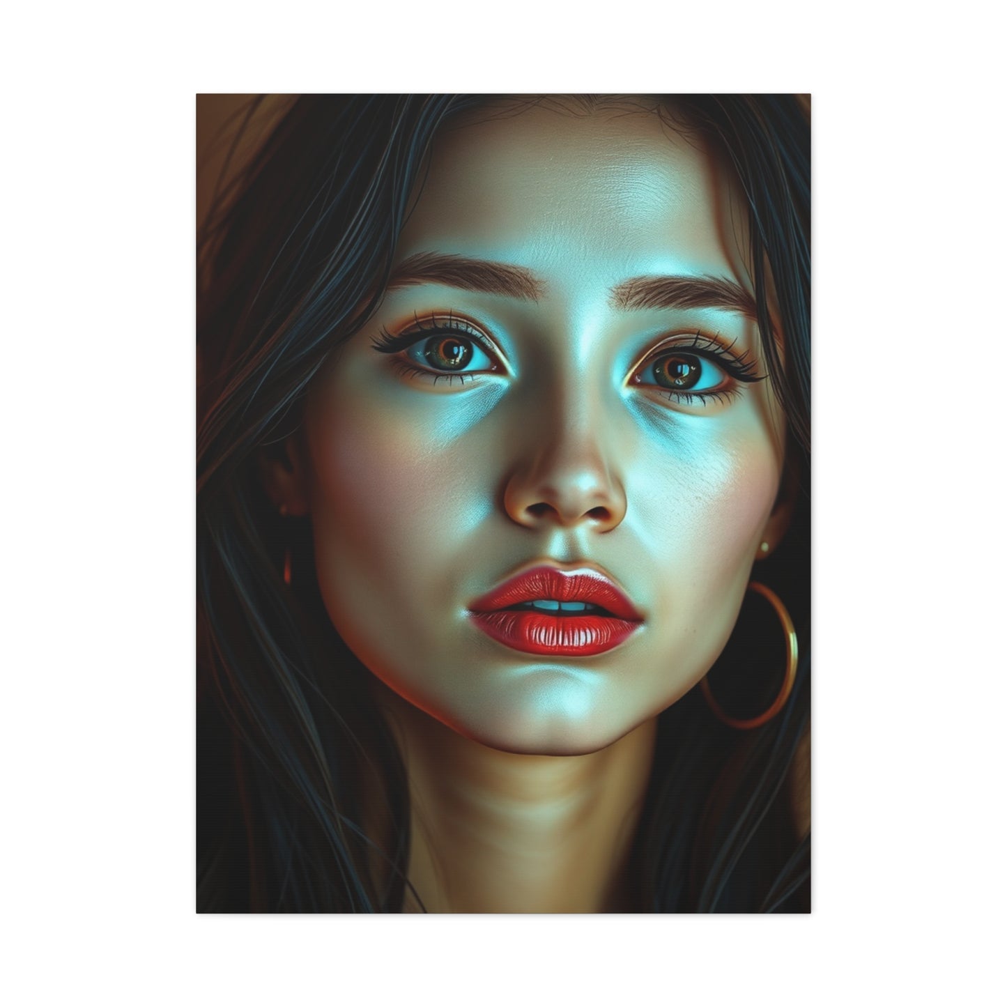 Graceful Queen Representation Wall Art & Canvas Print