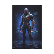 Futuristic Armored Sentinel Wall Art & Canvas Prints