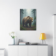 Woodland Path Grizzly Bear Wall Art & Canvas Prints