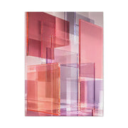 Blush Acrylic Glass Illusion Wall Art & Canvas Print