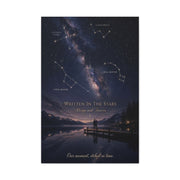Celestial Destiny Night Sky Romance Wall Art & Canvas Print