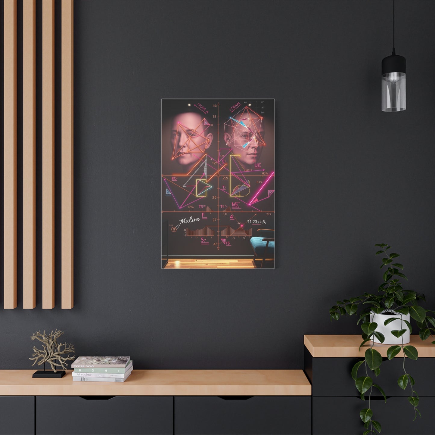 Collection Modern Math Art for Creative Spaces Art Wall Art & Canvas Print