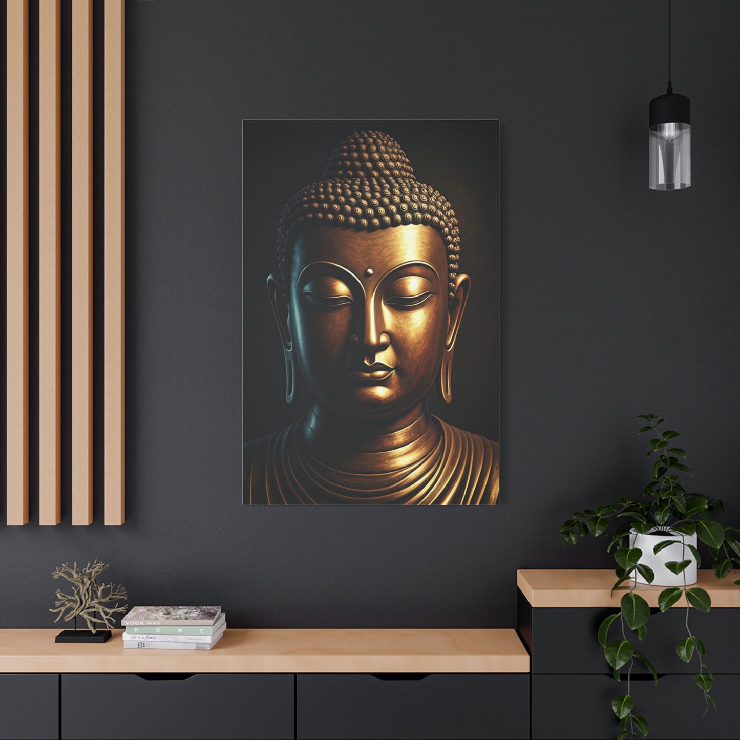 Midnight Glow Buddha Meditation Wall Art & Canvas Prints