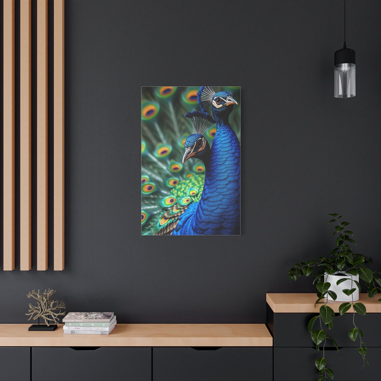 Vision Peacock Art Art Wall Art & Canvas Print