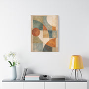Stitched Geometric Canvas Abstraction Wall Art & Canvas Print