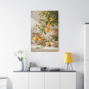 Mediterranean Citrus Botanical Still Life Wall Art & Canvas Print